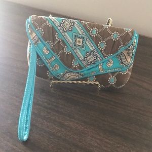 Vera Bradley wristlet clutch wallet